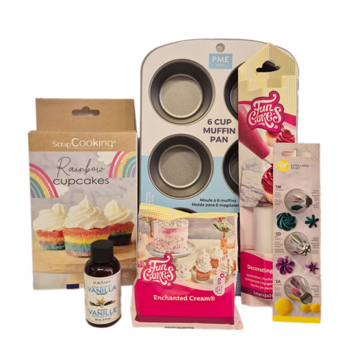 Regenboog Cupcake Deluxe Pakket