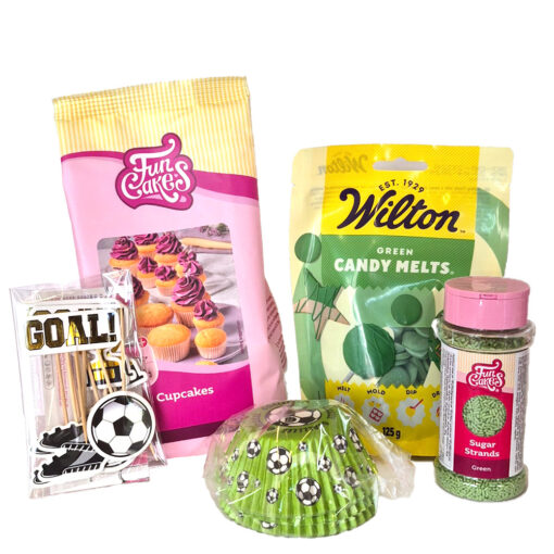 Voetbal Cupcake Pakket