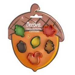 Decora Autumn Mini Cookie Cutter Set/6