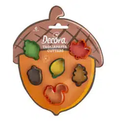 Decora Autumn Mini Cookie Cutter Set/6