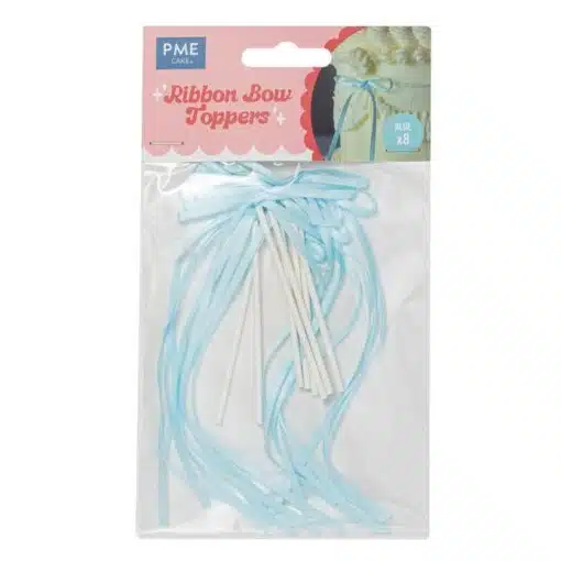 PME Ribbon Bow Cake Topper Blauw