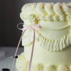 PME Ribbon Bow Cake Topper Licht Roze