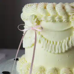 PME Ribbon Bow Cake Topper Licht Roze