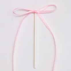 PME Ribbon Bow Cake Topper Licht Roze