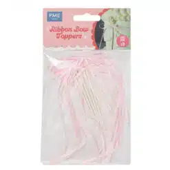 PME Ribbon Bow Cake Topper Licht Roze