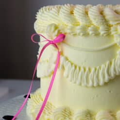 PME Ribbon Bow Cake Topper Roze