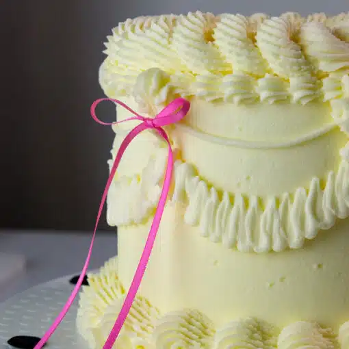 PME Ribbon Bow Cake Topper Roze
