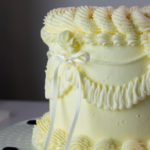 PME Ribbon Bow Cake Topper Wit