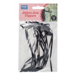 PME Ribbon Bow Cake Topper Zwart