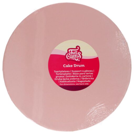 FunCakes Drum Rond Pastel Roze
