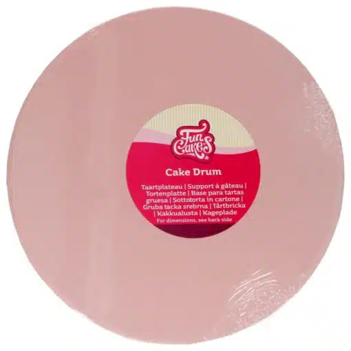 FunCakes Drum Rond Pastel Roze