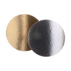 FunCakes Taartkarton Goud/Zilver rond