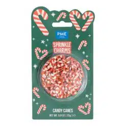 PME Sprinkle Charms Candy Canes