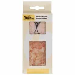Wilton Eetbare Papieren Bloemen & Vlinders Ombre Roze