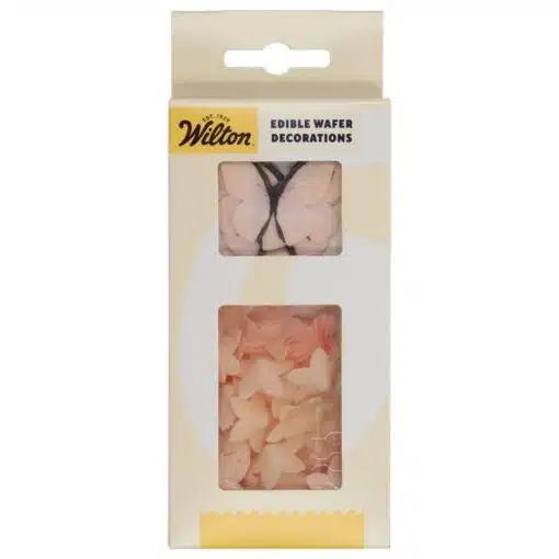 Wilton Eetbare Papieren Bloemen & Vlinders Ombre Roze