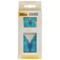 Wilton Eetbare Papieren Vlinders Ombre Blauw