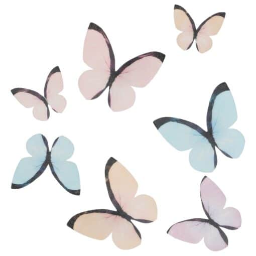 Wilton Eetbare Papieren Vlinders Pastel