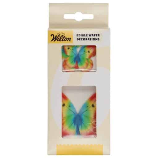 Wilton Eetbare Papieren Vlinders Regenboog