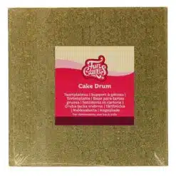 FunCakes Cake Drum Goud Vierkant