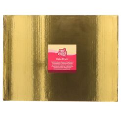 FunCakes Cake Drum Rechthoek Goud