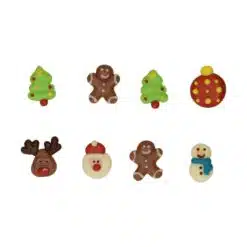 FunCakes Chocoladedecoraties Kleurrijk Kerstmis