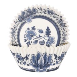 House of Marie Baking Cups Delfts Blauw