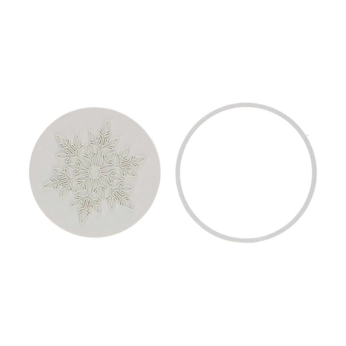 Wilton Koekjesuitsteker met Stempel Sneeuwvlok