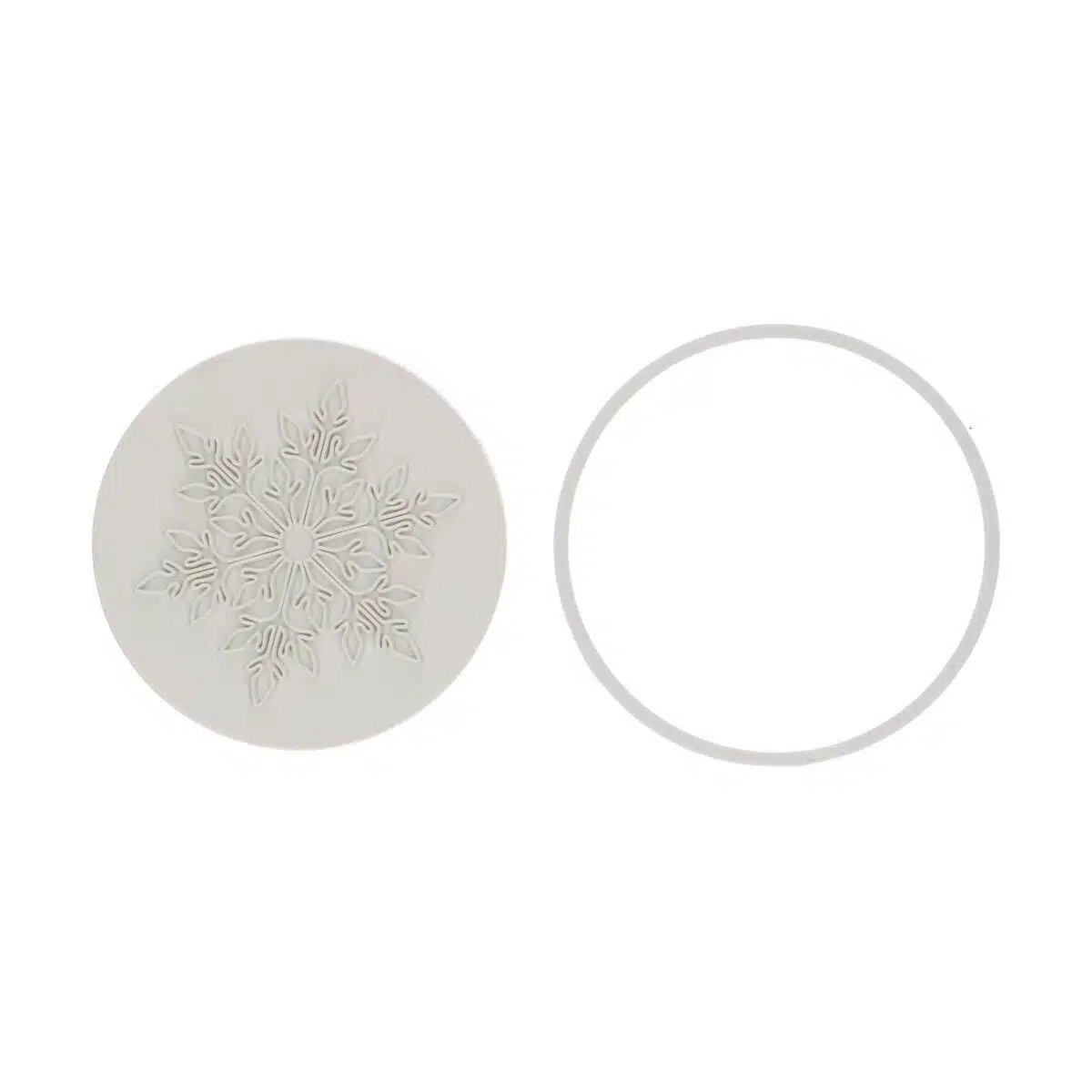 Wilton Koekjesuitsteker met Stempel Sneeuwvlok