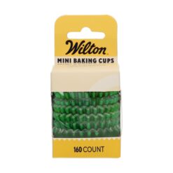 Wilton Mini Metallic Baking Cups Groen