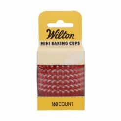 Wilton Mini Metallic Baking Cups Rood