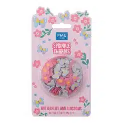 PME Sprinkle Charms Butterflies and Blossoms
