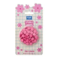 PME Sprinkle Charms Pink Flowers