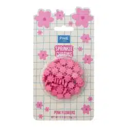 PME Sprinkle Charms Pink Flowers