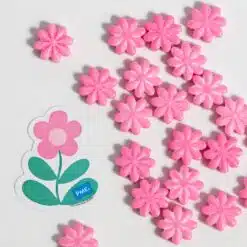 PME Sprinkle Charms Pink Flowers