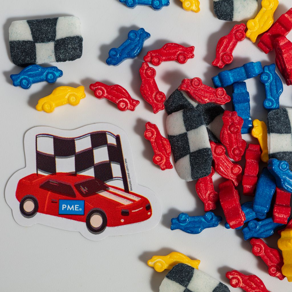 PME Sprinkle Charms Racing Cars