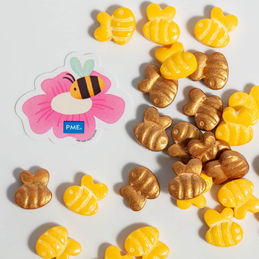 PME Sprinkle Charms Bumble Bees