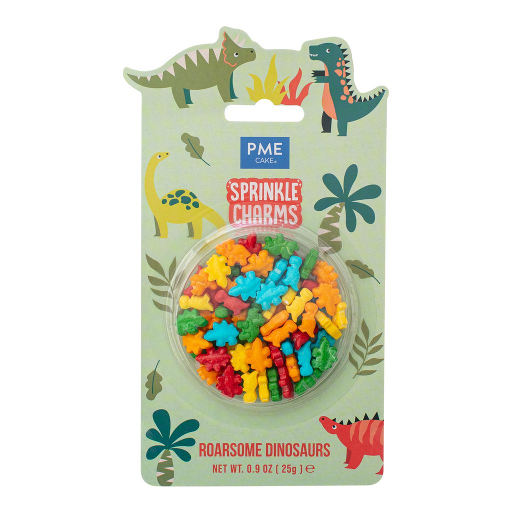 PME Sprinkle Charms Roarsome Dinosaurs