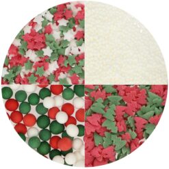 Wilton 4-in-1 Sprinkles Traditionele Kerst