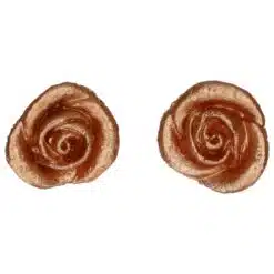 FunCakes Fondantdecoratie Rozen Brons Goud