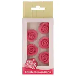 FunCakes Fondant Decoratie Rozen Roze