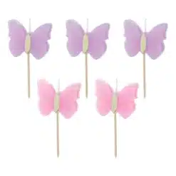 Anniversary House Butterflies Candle Picks