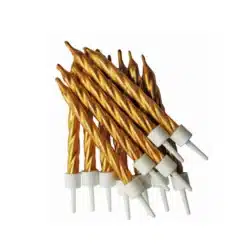 Anniversary House Goudkleurige Kaarsjes