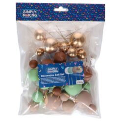 Simply Making Decorative Balls Earthy Tones