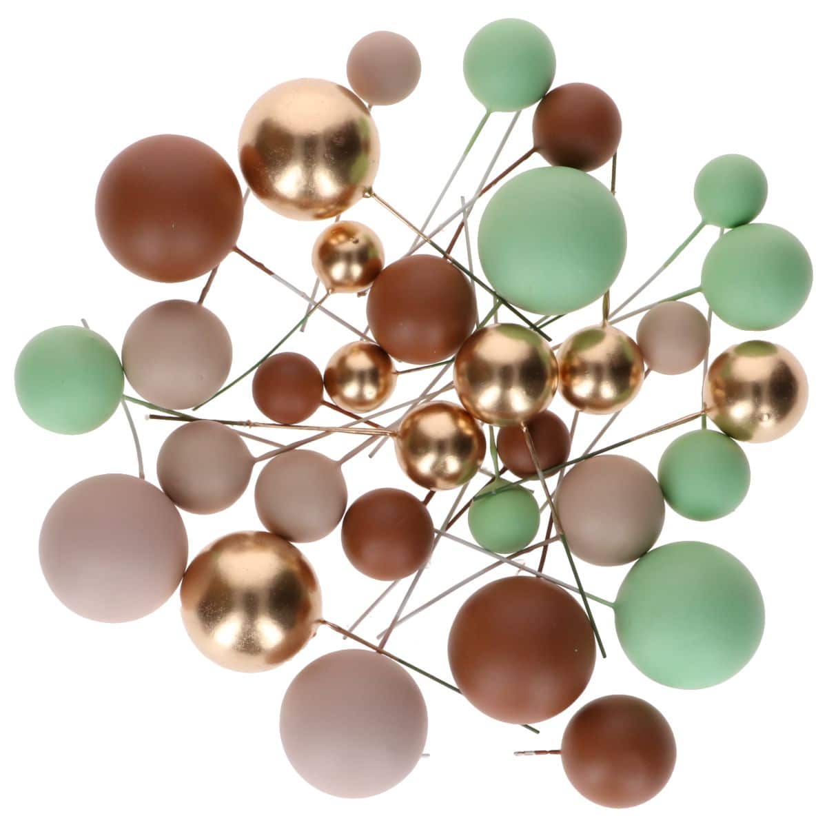 Simply Making Decorative Balls Earthy Tones