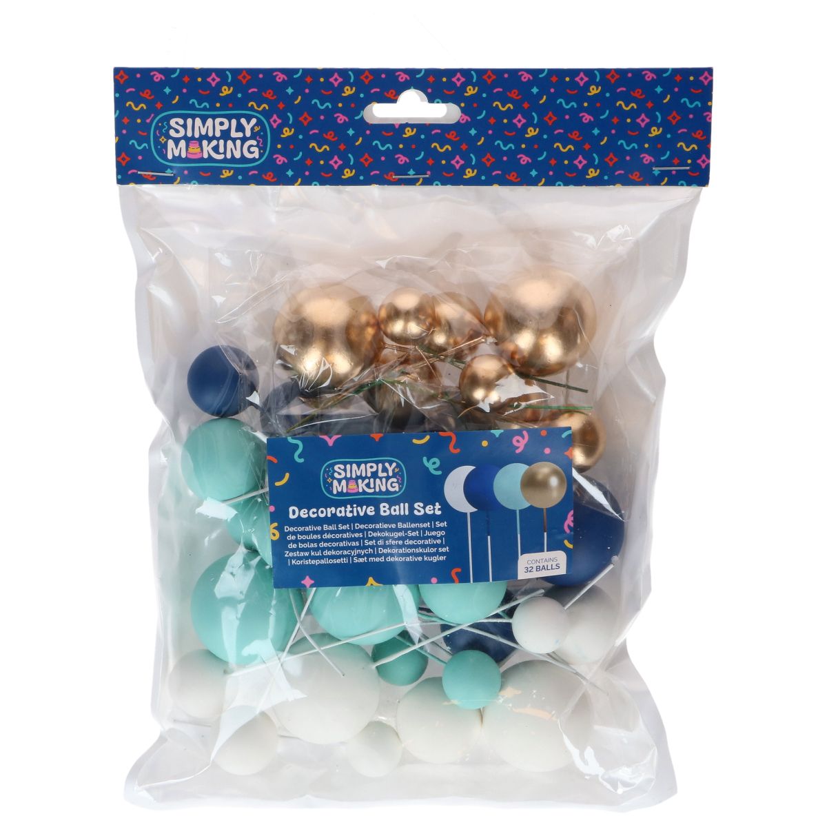 Simply Making Decorative Balls Blue Ombre