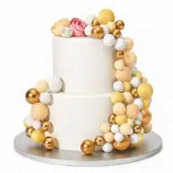 Simply Making Decorative Balls Lemon Ombre
