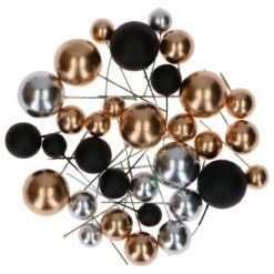 Simply Making Decorative Balls Metallic Gold, Silver and Black