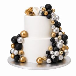 Simply Making Decorative Balls Metallic Gold, Silver and Black