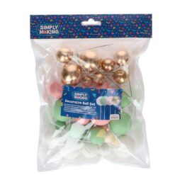 Simply Making Decorative Balls Pastel Green and Pink