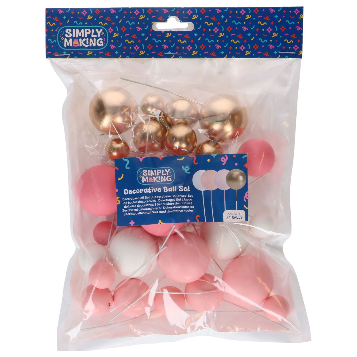 Simply Making Decorative Balls Pink Ombre